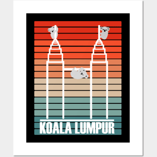 witziges Koala Lumpur Malaysia Stadt Kunst Frauen Posters and Art